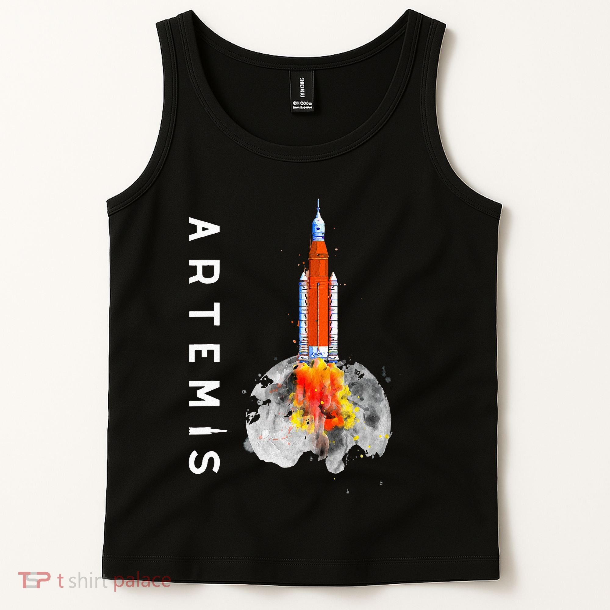 Artemis 1 SLS Rocket Launch Mission To The Moon And Beyond Tank Top