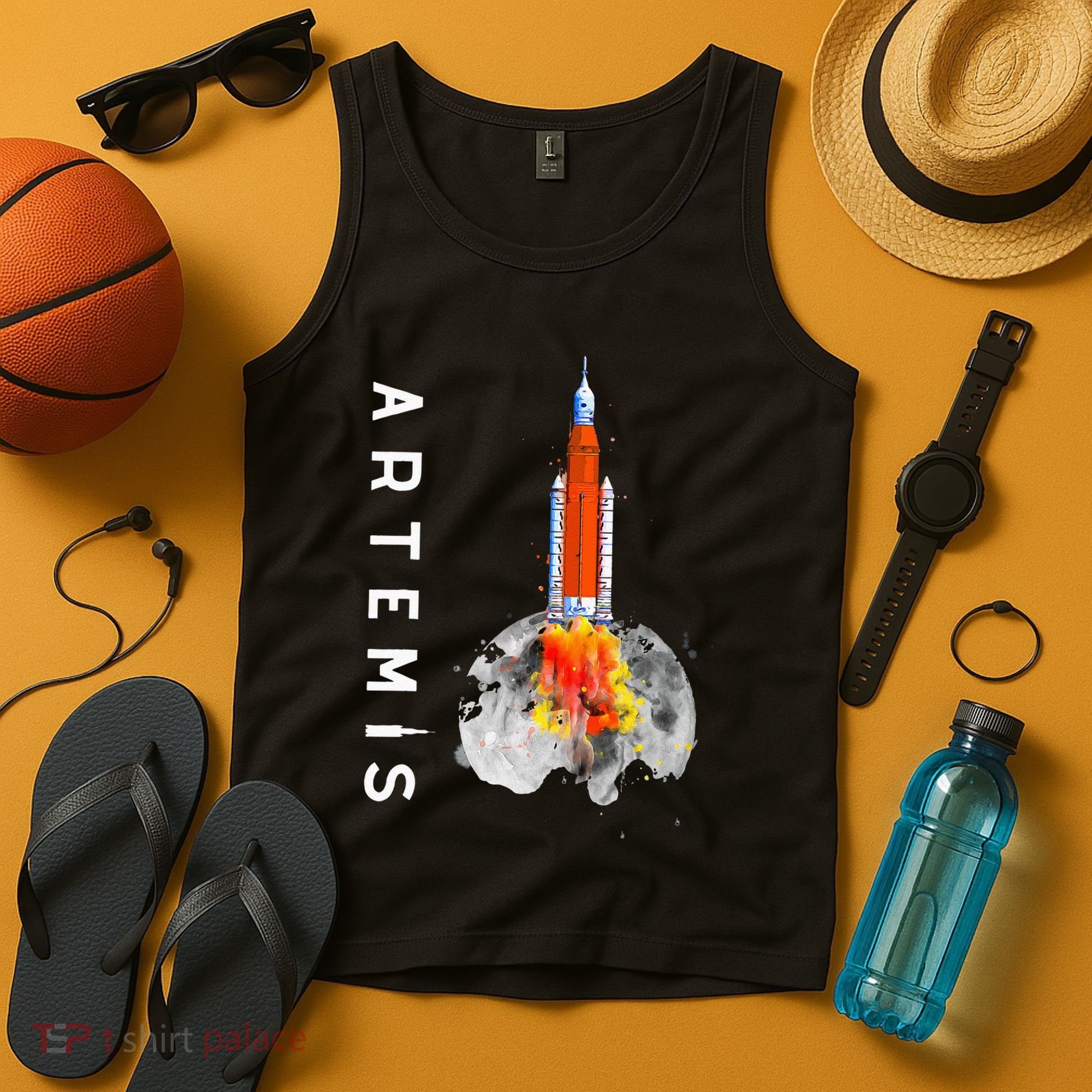 Artemis 1 SLS Rocket Launch Mission To The Moon And Beyond Tank Top