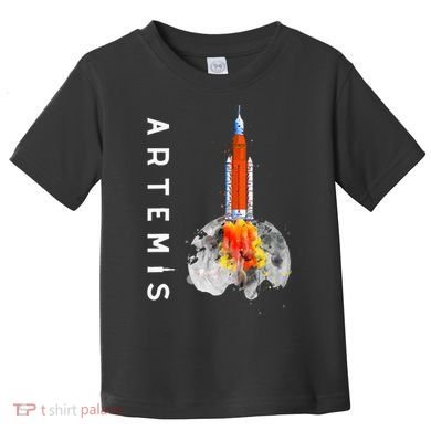 Artemis 1 SLS Rocket Launch Mission To The Moon And Beyond Toddler T-Shirt