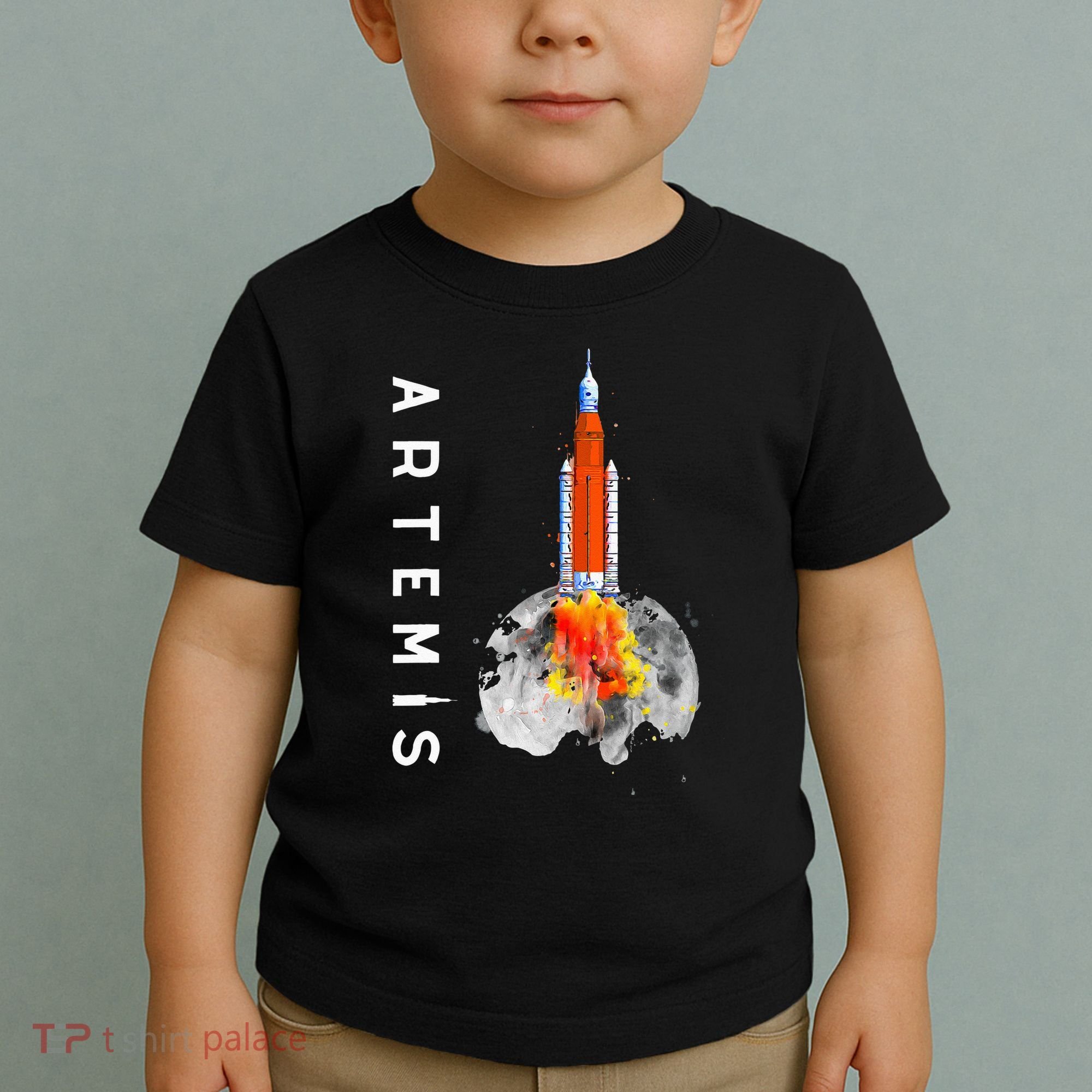 Artemis 1 SLS Rocket Launch Mission To The Moon And Beyond Toddler T-Shirt