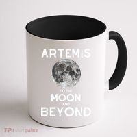 Artemis 1 SLS Rocket Launch Mission To The Moon And Beyond Coffee Mug thumb 1