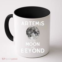Artemis 1 SLS Rocket Launch Mission To The Moon And Beyond Coffee Mug thumb 0