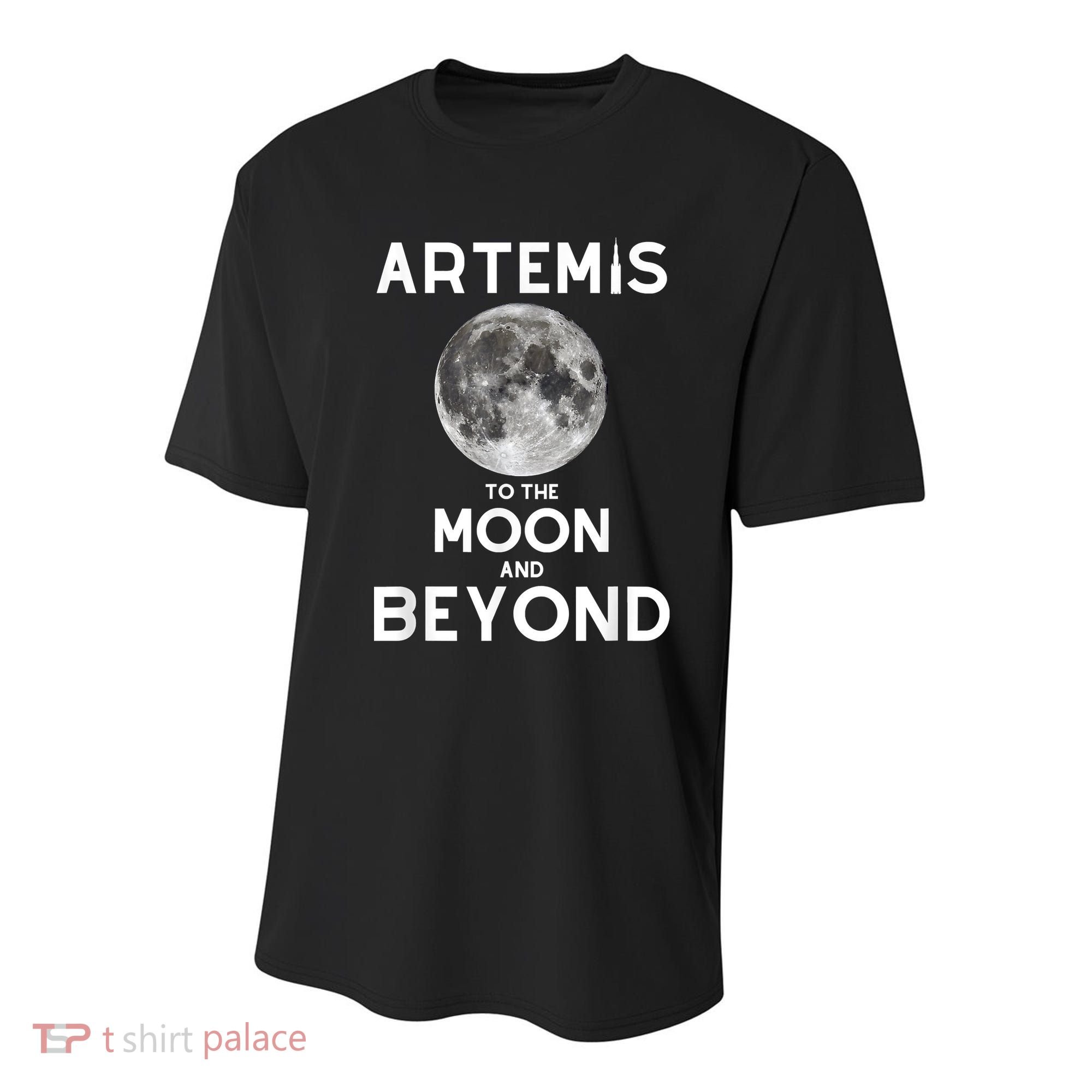 Artemis 1 SLS Rocket Launch Mission To The Moon And Beyond Youth Performance Sprint T-Shirt
