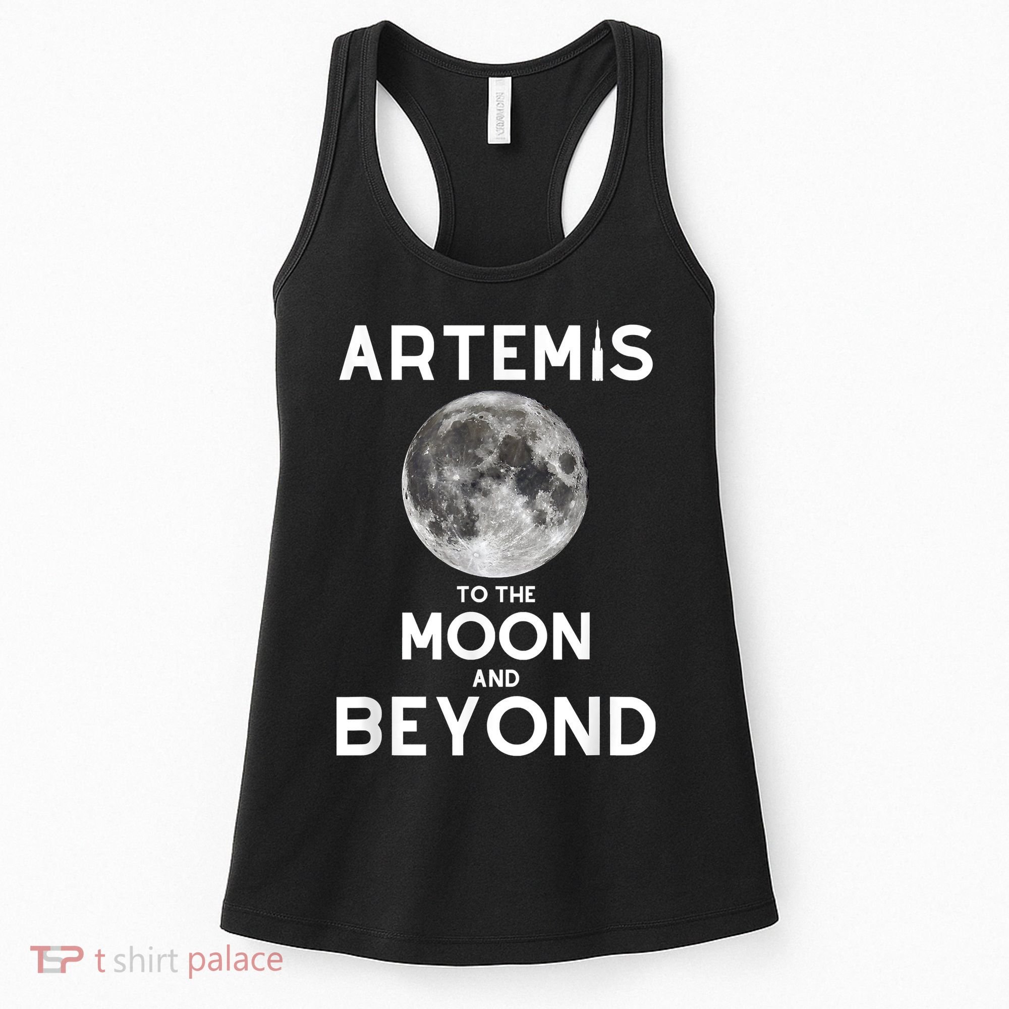 Artemis 1 SLS Rocket Launch Mission To The Moon And Beyond Women's Tank Top