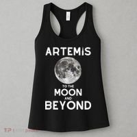 Artemis 1 SLS Rocket Launch Mission To The Moon And Beyond Women's Tank Top thumb 3