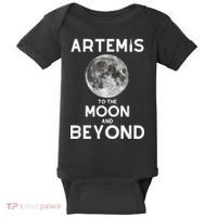 Artemis 1 SLS Rocket Launch Mission To The Moon And Beyond Baby Bodysuit thumb 0