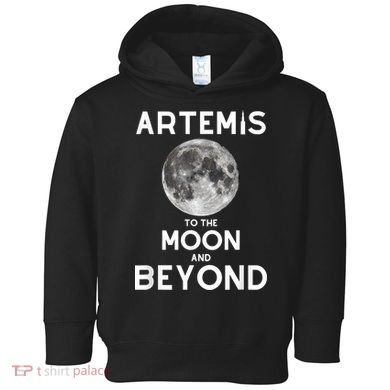 Artemis 1 SLS Rocket Launch Mission To The Moon And Beyond Toddler Hoodie