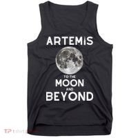 Artemis 1 SLS Rocket Launch Mission To The Moon And Beyond Tank Top thumb 0