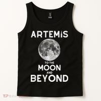 Artemis 1 SLS Rocket Launch Mission To The Moon And Beyond Tank Top thumb 2