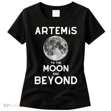 Artemis 1 SLS Rocket Launch Mission To The Moon And Beyond Women's T-Shirt