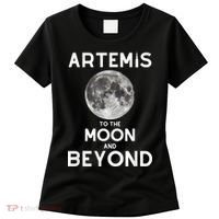 Artemis 1 SLS Rocket Launch Mission To The Moon And Beyond Women's T-Shirt thumb 0