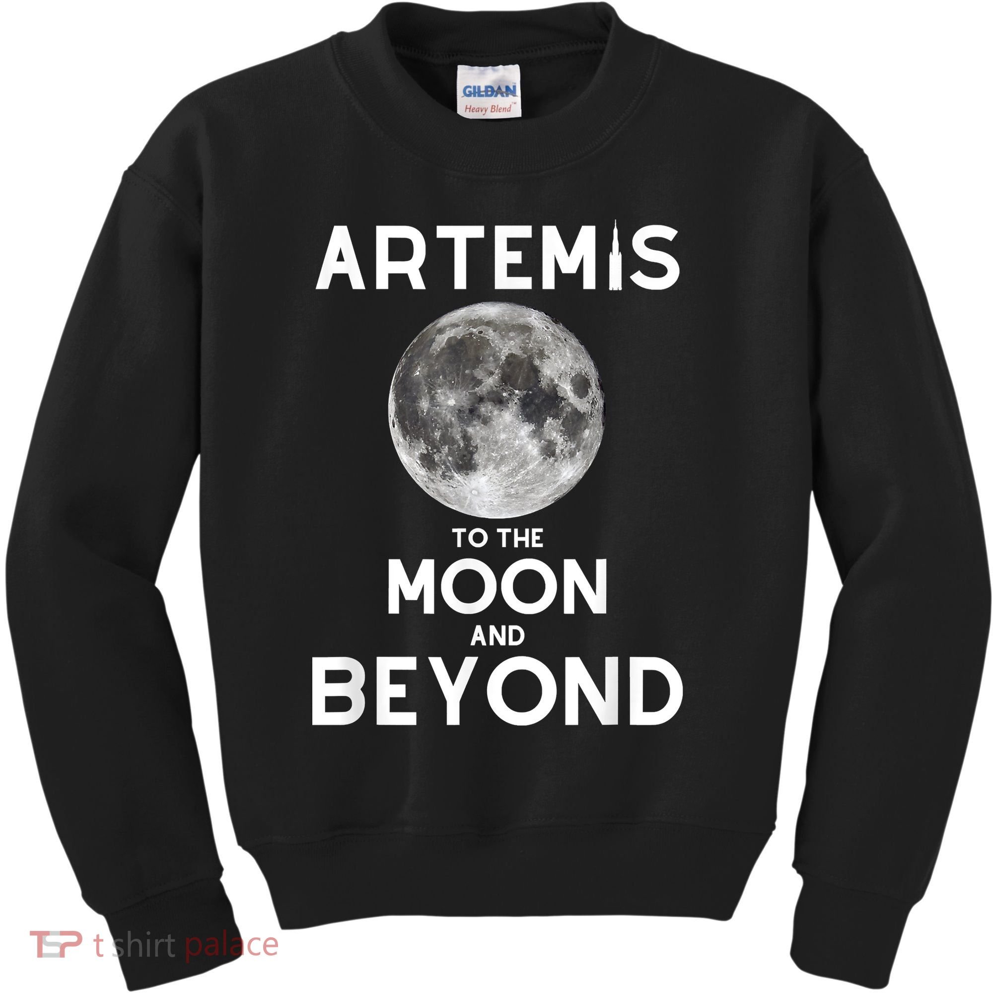 Artemis 1 SLS Rocket Launch Mission To The Moon And Beyond Kids Sweatshirt
