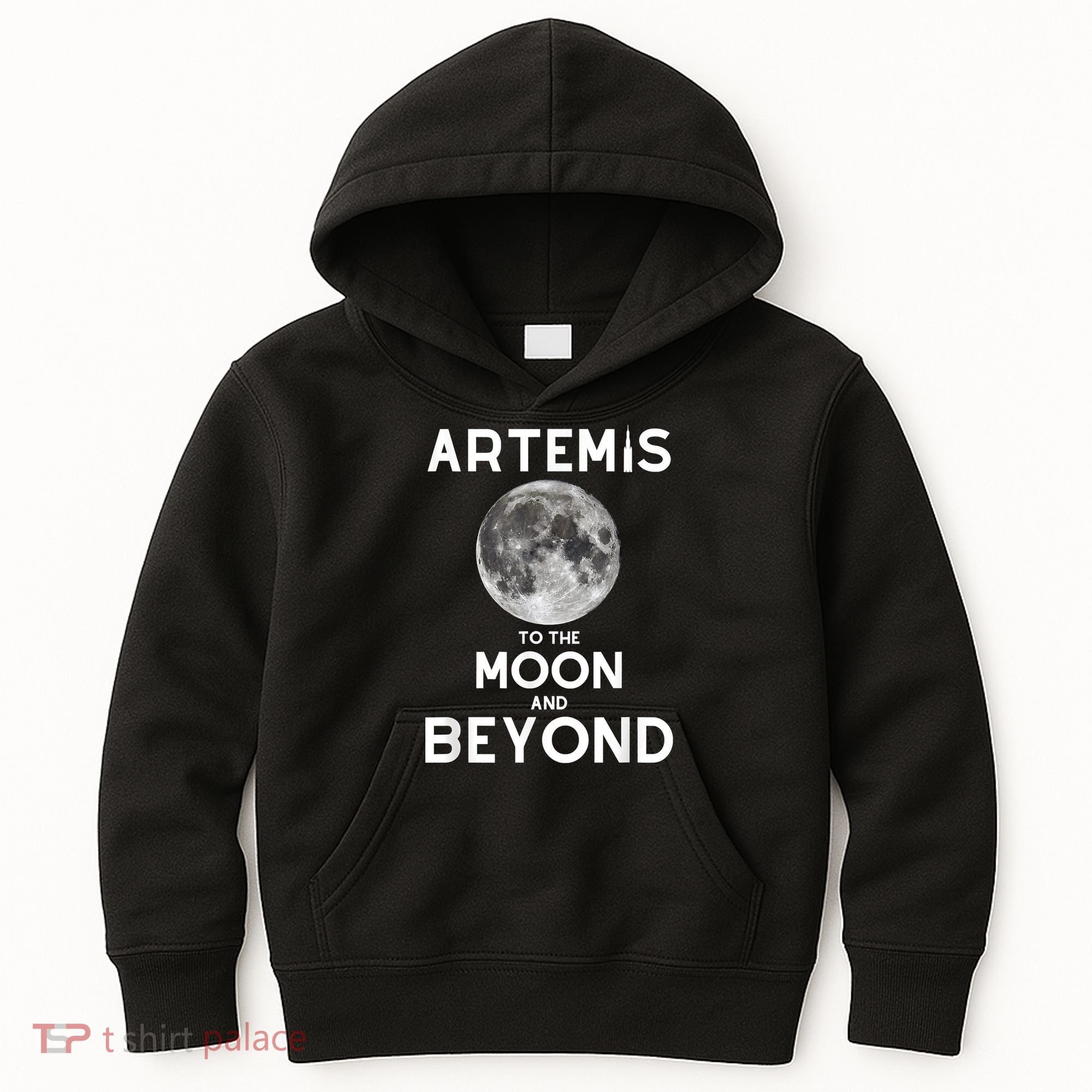 Artemis 1 SLS Rocket Launch Mission To The Moon And Beyond Kids Hoodie