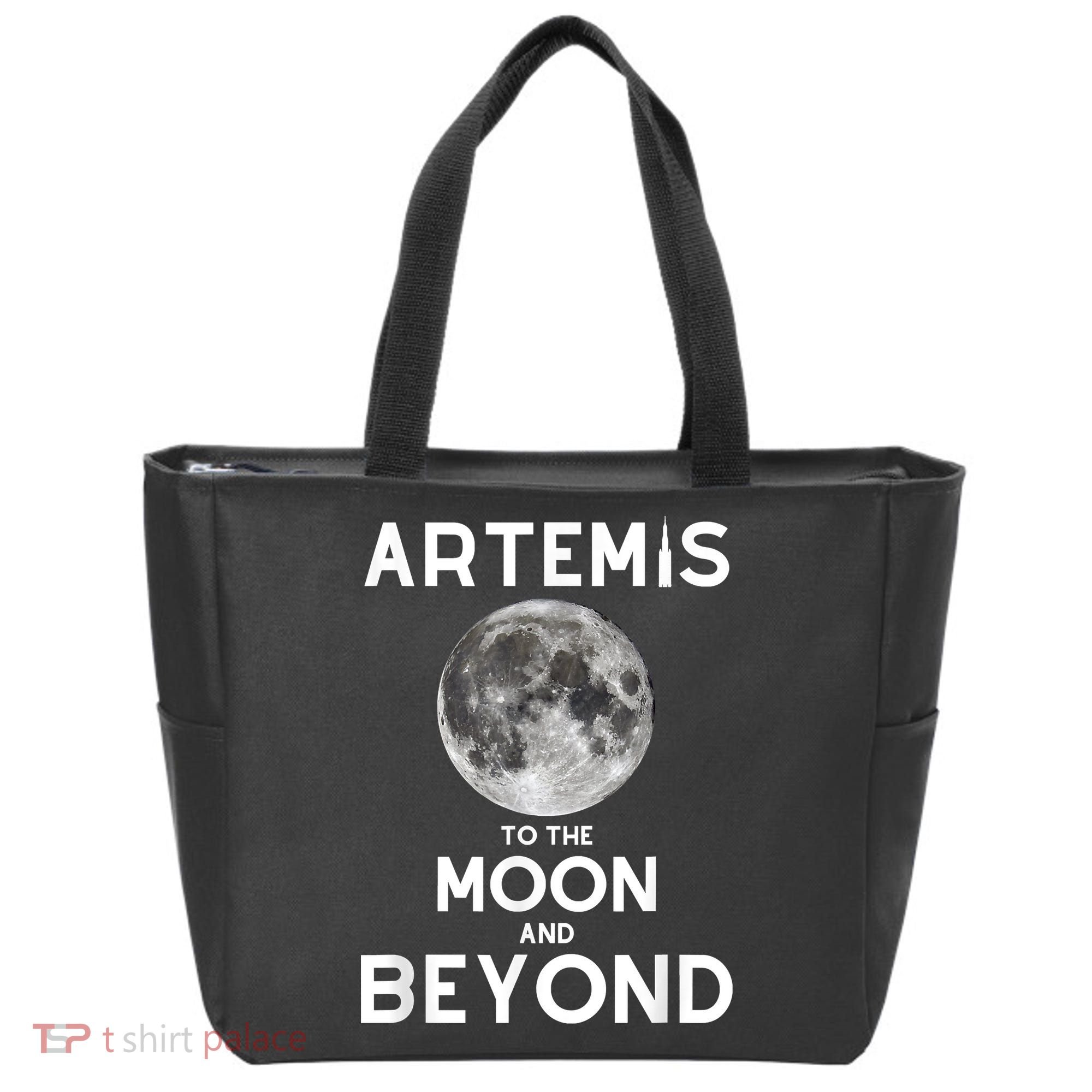 Artemis 1 SLS Rocket Launch Mission To The Moon And Beyond Tote Bag