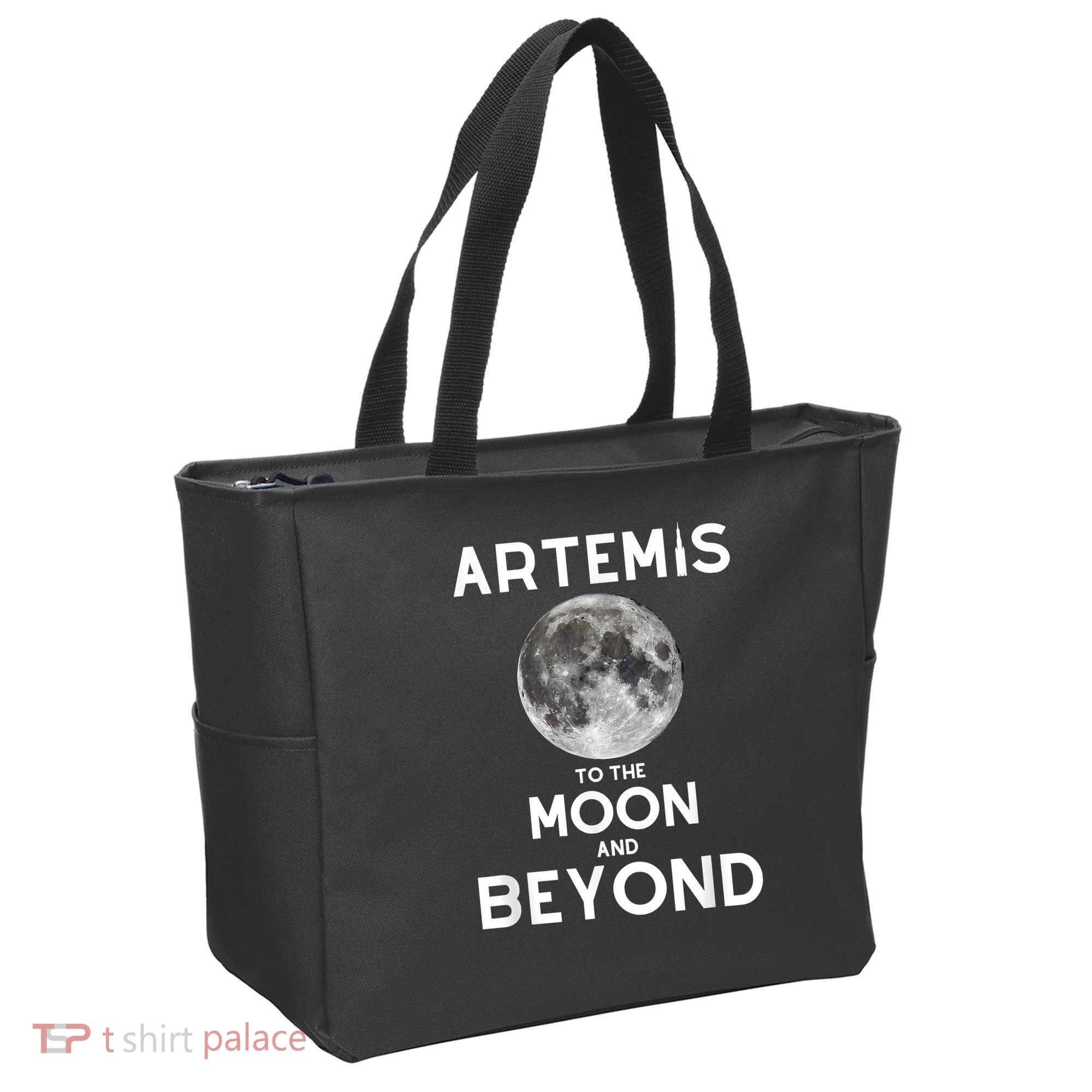 Artemis 1 SLS Rocket Launch Mission To The Moon And Beyond Tote Bag
