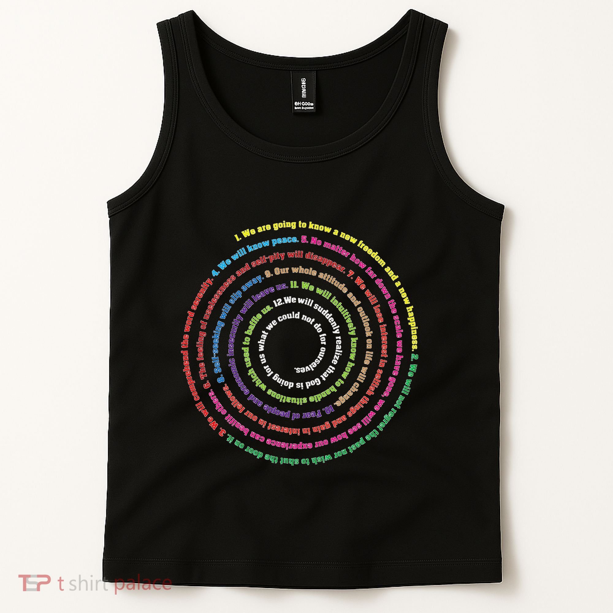 Aa 12 Step Recovery Definition Of Insanity Tank Top