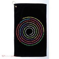 Aa 12 Step Recovery Definition Of Insanity Golf Towel thumb 0