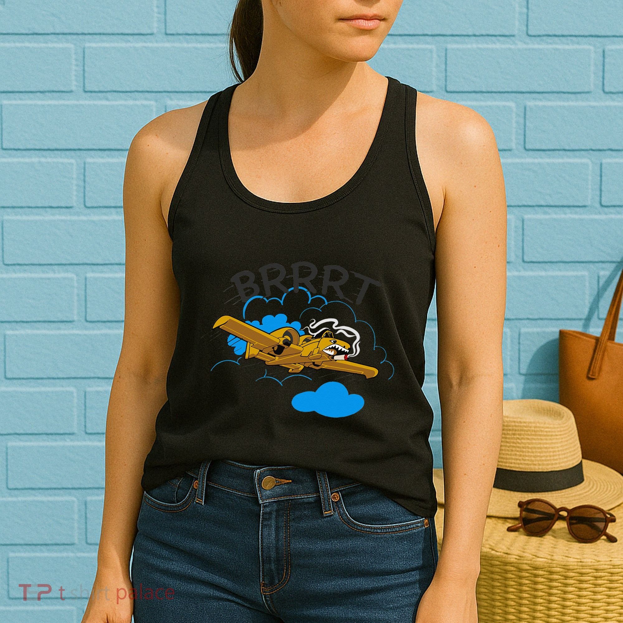 A 10 Thunderbolt Warthog Airplane Women's Tank Top