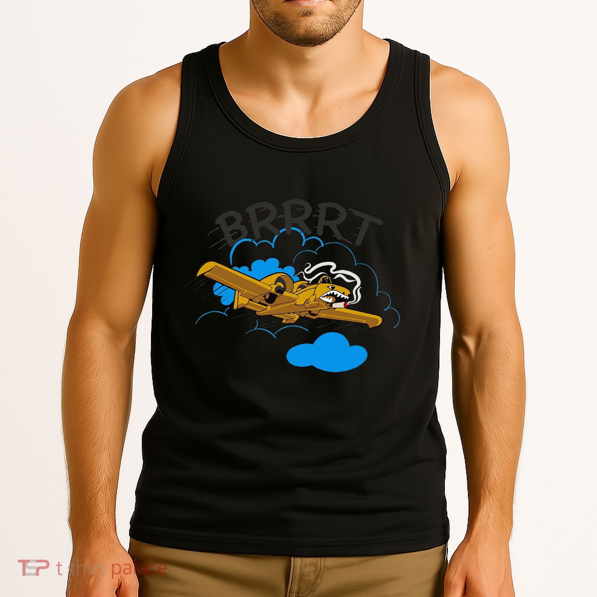 A 10 Thunderbolt Warthog Airplane Tank Top