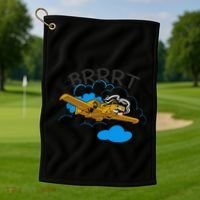 A 10 Thunderbolt Warthog Airplane Golf Towel thumb 1