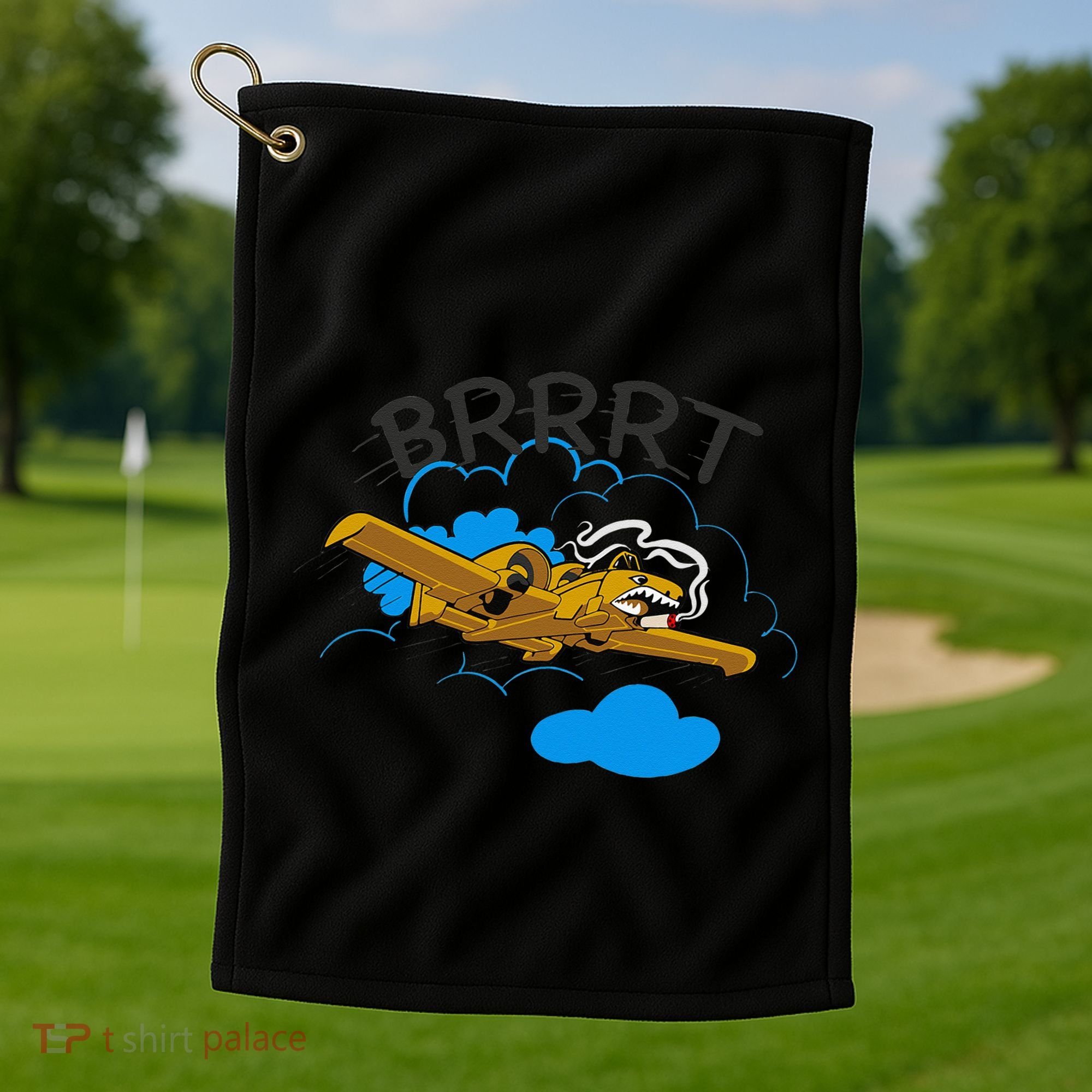A 10 Thunderbolt Warthog Airplane Golf Towel