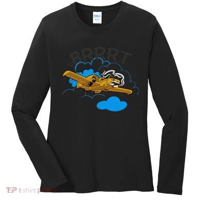 A 10 Thunderbolt Warthog Airplane Women's Long Sleeve Shirt