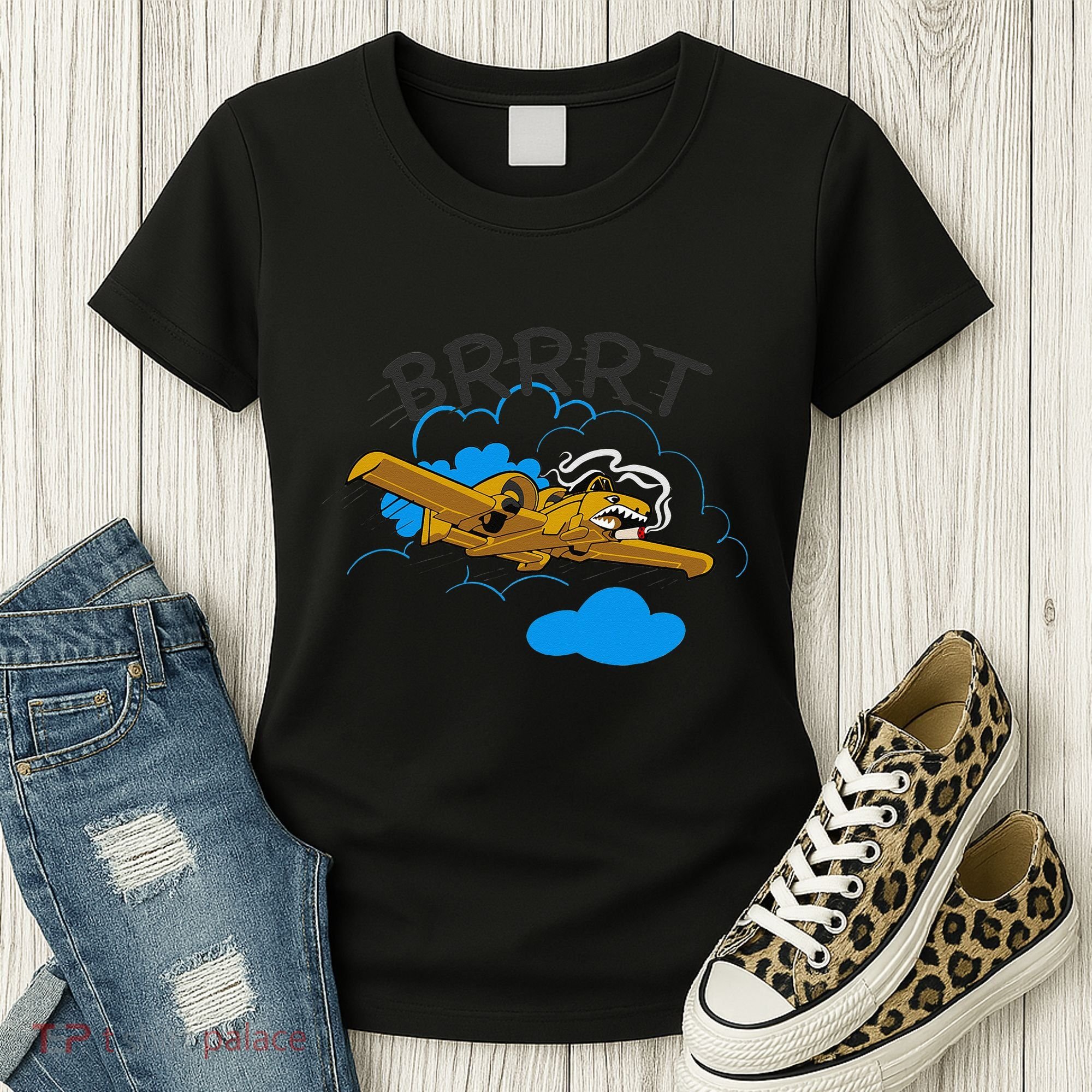 A 10 Thunderbolt Warthog Airplane Women's T-Shirt
