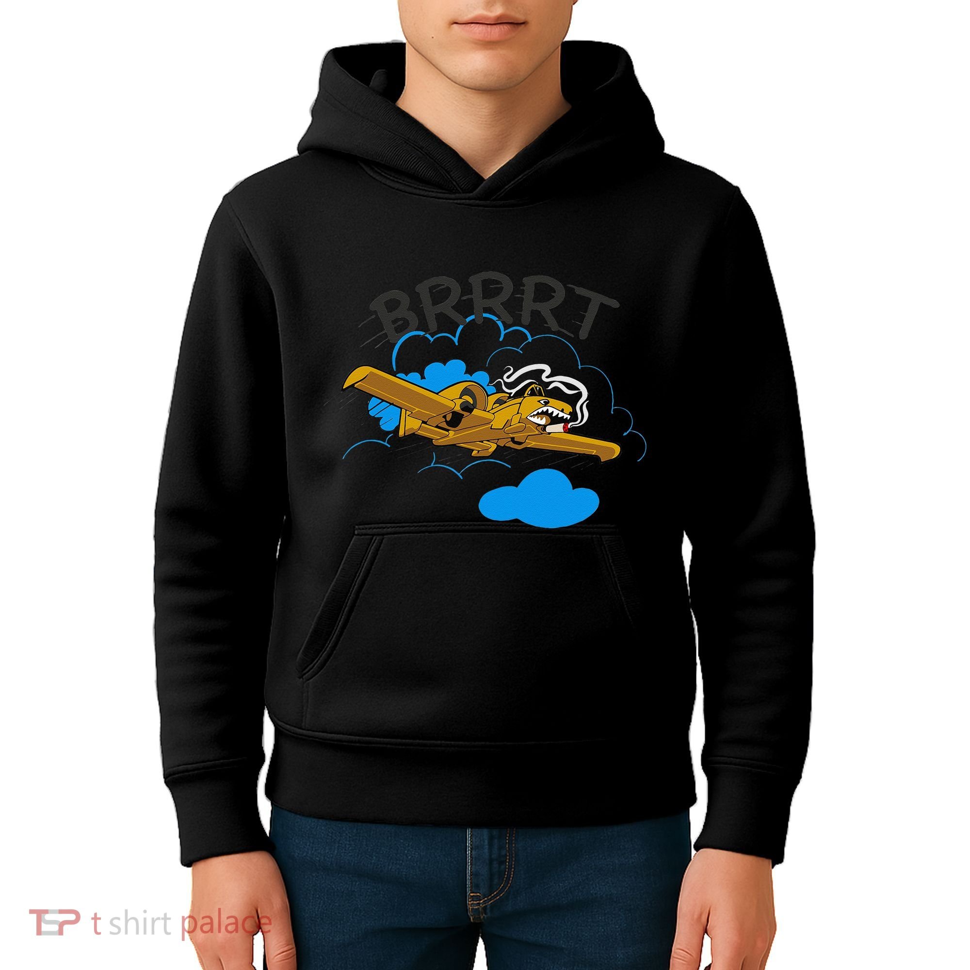 A 10 Thunderbolt Warthog Airplane Kids Hoodie
