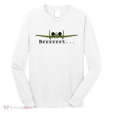 A 10 Thunderbolt Ii Warthog Funny Graphic Long Sleeve Shirt