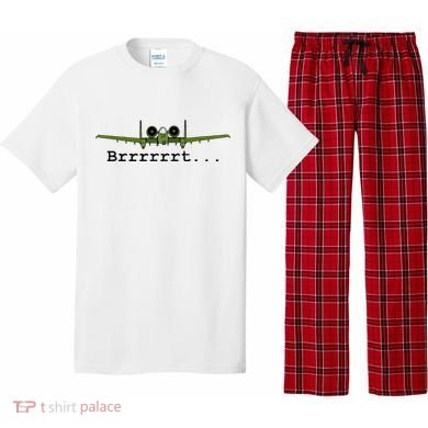 A 10 Thunderbolt Ii Warthog Funny Graphic Pajama Set