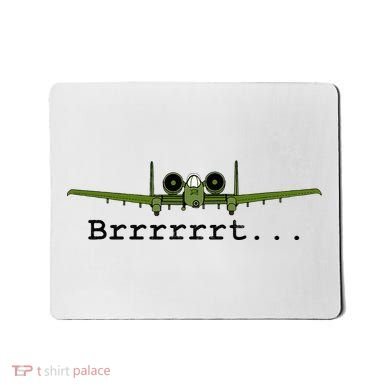 A 10 Thunderbolt Ii Warthog Funny Graphic Mousepad