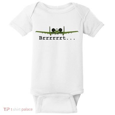 A 10 Thunderbolt Ii Warthog Funny Graphic Baby Bodysuit