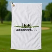 A 10 Thunderbolt Ii Warthog Funny Graphic Golf Towel thumb 1