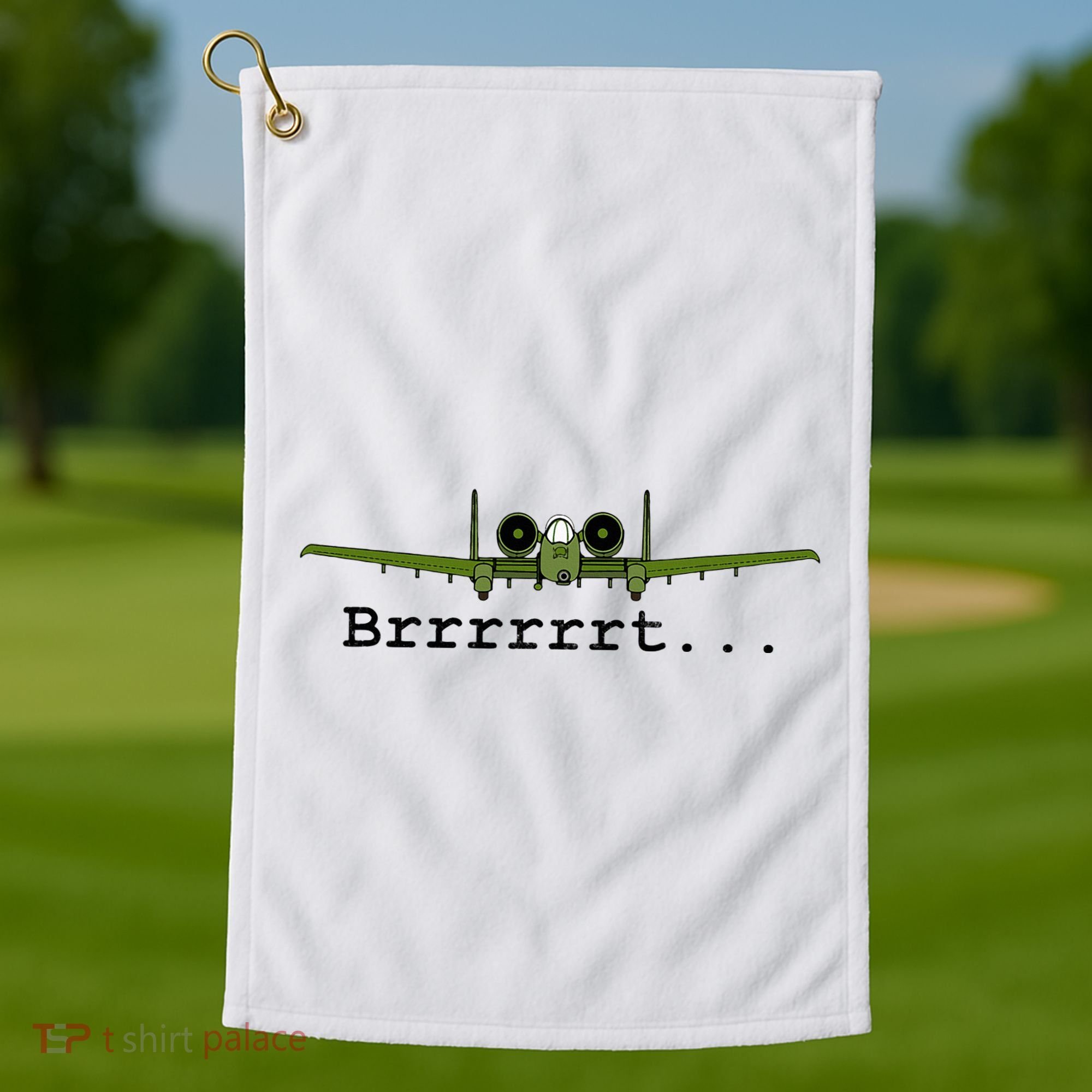A 10 Thunderbolt Ii Warthog Funny Graphic Golf Towel