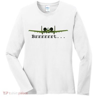 A 10 Thunderbolt Ii Warthog Funny Graphic Women's Long Sleeve Shirt