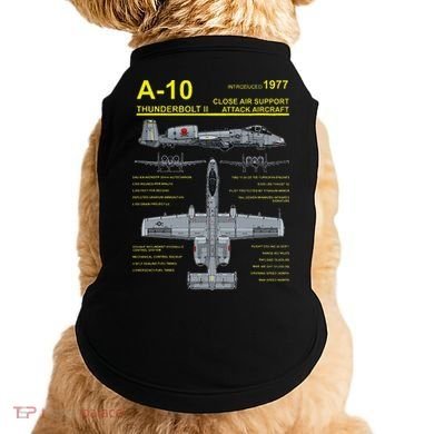 A 10 Thunderbolt Ii Warthog Military Jet Blueprint Doggie Tank