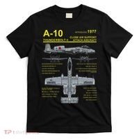 A 10 Thunderbolt Ii Warthog Military Jet Blueprint T-Shirt thumb 0