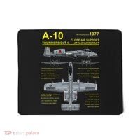 A 10 Thunderbolt Ii Warthog Military Jet Blueprint Mousepad thumb 0