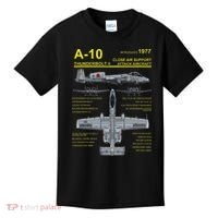 A 10 Thunderbolt Ii Warthog Military Jet Blueprint Kids T-Shirt thumb 0