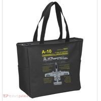 A 10 Thunderbolt Ii Warthog Military Jet Blueprint Tote Bag thumb 2