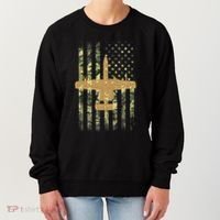 A 10 Thunderbolt Ii Warthog Camo Flag Military Airplane Women's Sweatshirt thumb 0