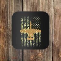 A 10 Thunderbolt Ii Warthog Camo Flag Military Airplane Coaster thumb 0