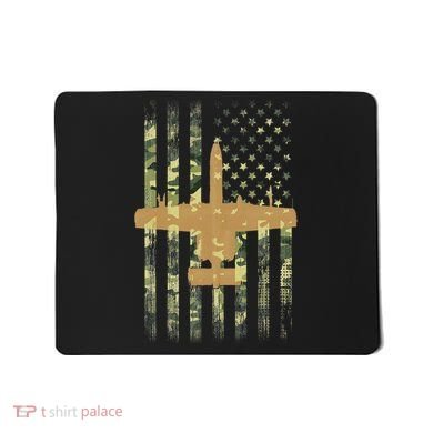 A 10 Thunderbolt Ii Warthog Camo Flag Military Airplane Mousepad