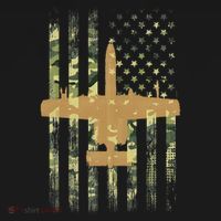 A 10 Thunderbolt Ii Warthog Camo Flag Military Airplane Mousepad thumb 1