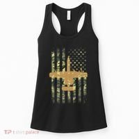 A 10 Thunderbolt Ii Warthog Camo Flag Military Airplane Women's Tank Top thumb 0