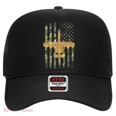 A 10 Thunderbolt Ii Warthog Camo Flag Military Airplane Hat