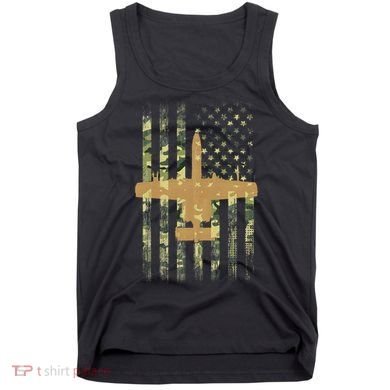 A 10 Thunderbolt Ii Warthog Camo Flag Military Airplane Tank Top