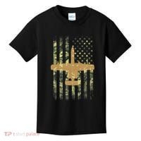 A 10 Thunderbolt Ii Warthog Camo Flag Military Airplane Kids T-Shirt thumb 0