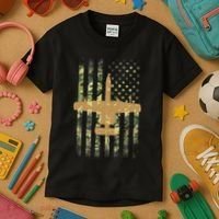 A 10 Thunderbolt Ii Warthog Camo Flag Military Airplane Kids T-Shirt thumb 3