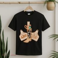 Abc 123 Western Cowgirl Teacher Back To School Teacher T-Shirt thumb 2